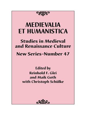 cover image of Medievalia et Humanistica, No. 47
